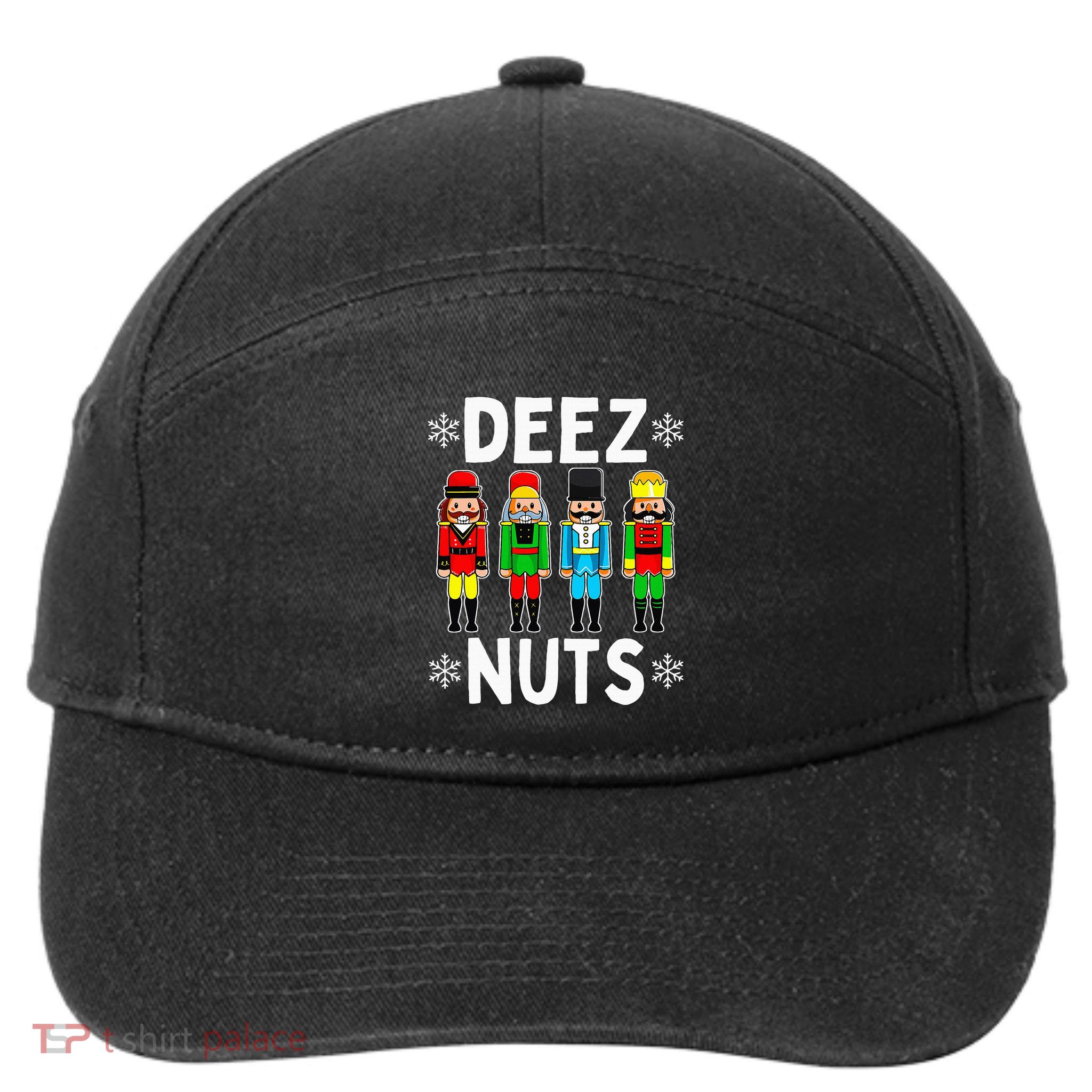 Deez Nuts Funny Nutcracker Christmas Meme 7-Panel Snapback Hat