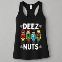 Deez Nuts Funny Nutcracker Christmas Meme Womens Tank Top