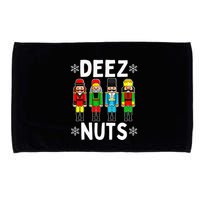 Deez Nuts Funny Nutcracker Christmas Meme Microfiber Hand Towel