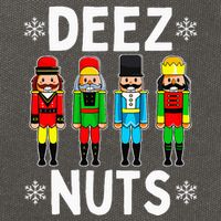 Deez Nuts Funny Nutcracker Christmas Meme Cotton Canvas Backpack