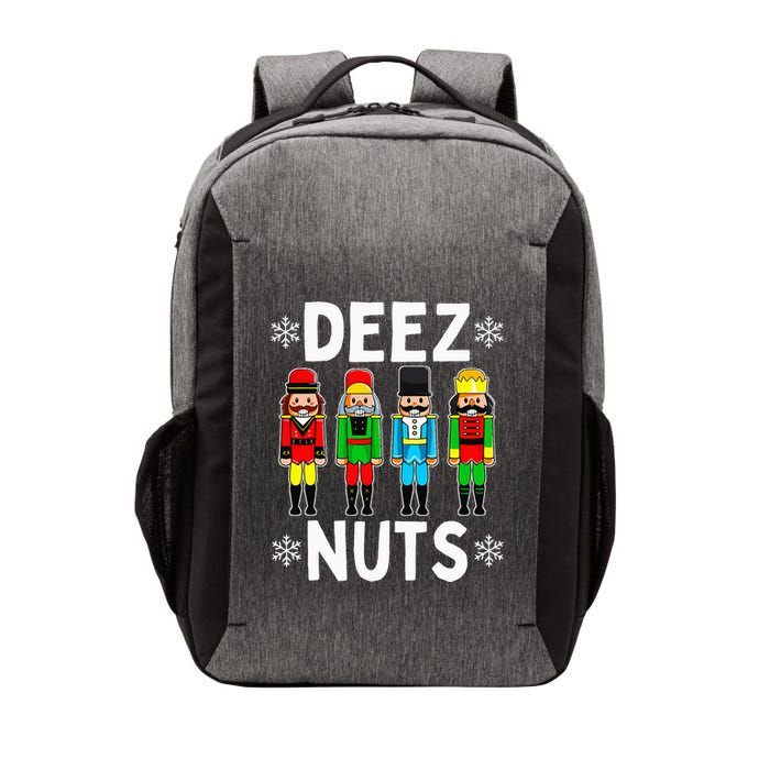 Deez Nuts Funny Nutcracker Christmas Meme Vector Backpack