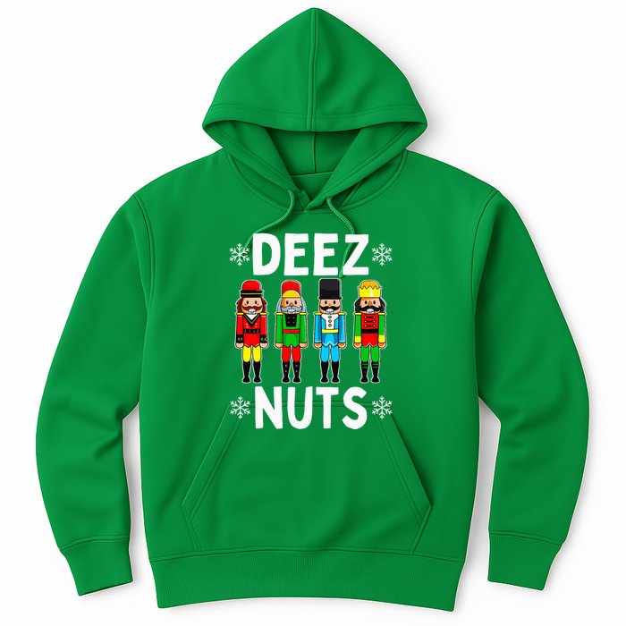 Deez Nuts Funny Nutcracker Christmas Meme Hoodie