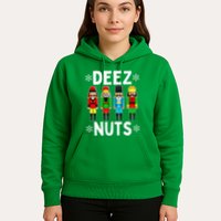 Deez Nuts Funny Nutcracker Christmas Meme Hoodie