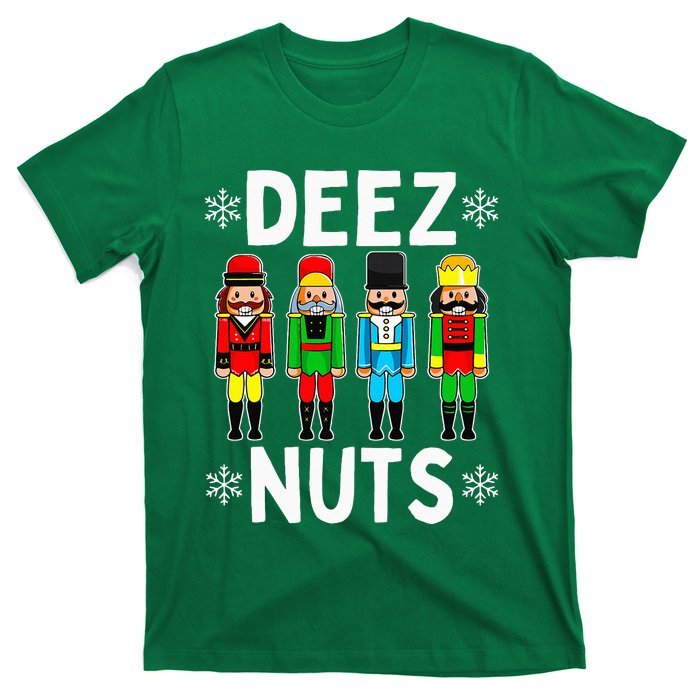 Deez Nuts Funny Nutcracker Christmas Meme T-Shirt