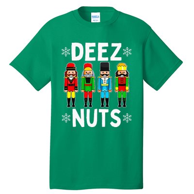 Deez Nuts Funny Nutcracker Christmas Meme Tall T-Shirt