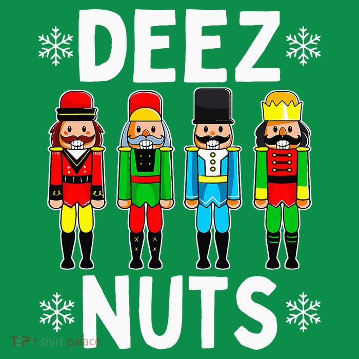 Deez Nuts Funny Nutcracker Christmas Meme Tall T-Shirt
