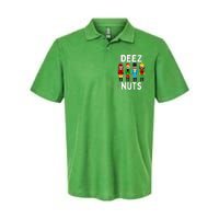 Deez Nuts Funny Nutcracker Christmas Meme Softstyle Adult Sport Polo