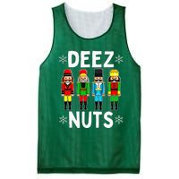 Deez Nuts Funny Nutcracker Christmas Meme Mesh Reversible Basketball Jersey Tank