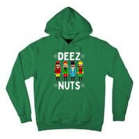 Deez Nuts Funny Nutcracker Christmas Meme Tall Hoodie