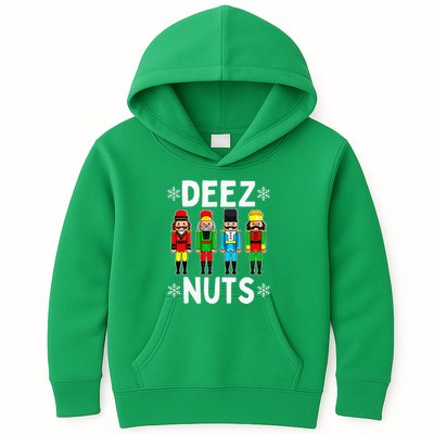 Deez Nuts Funny Nutcracker Christmas Meme Kids Hoodie