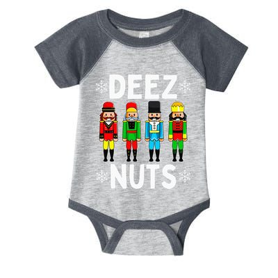 Deez Nuts Funny Nutcracker Christmas Meme Infant Baby Jersey Bodysuit