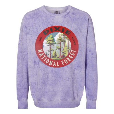 Dixie National Forest Utah Colorblast Crewneck Sweatshirt