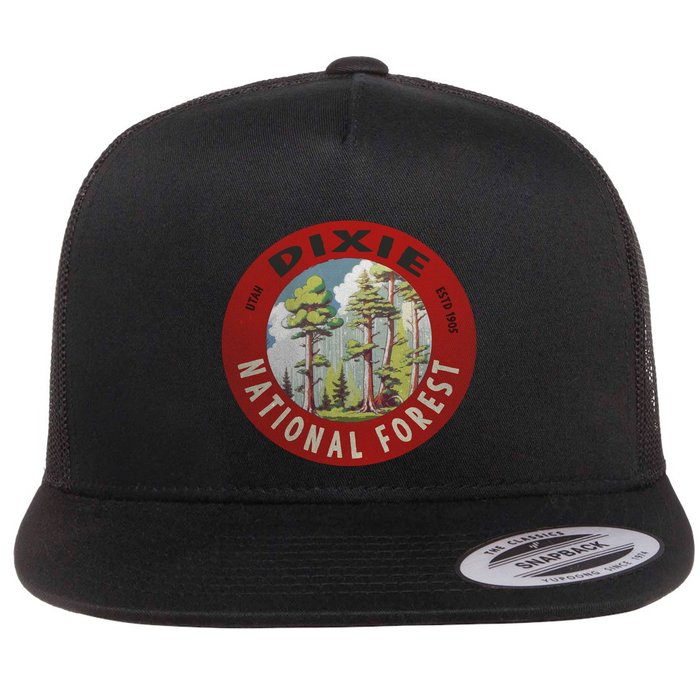 Dixie National Forest Utah Flat Bill Trucker Hat