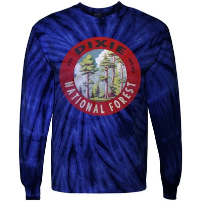 Dixie National Forest Utah Tie-Dye Long Sleeve Shirt