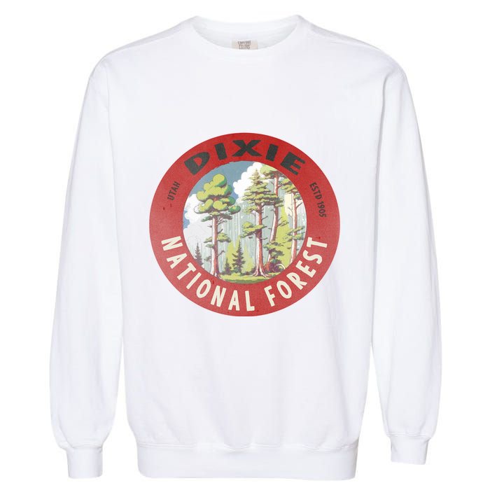 Dixie National Forest Utah Garment-Dyed Sweatshirt