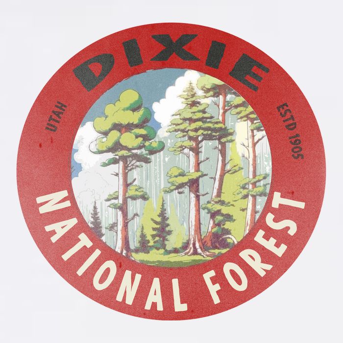 Dixie National Forest Utah Garment-Dyed Sweatshirt