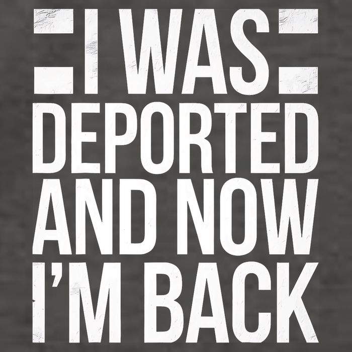 Deported Now Funny Deportation Gift Vector Backpack