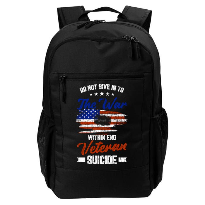 Do Not Give Into The War Within Happy Veterans Day Graphic Gift Backpack