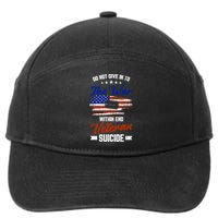 Do Not Give Into The War Within Happy Veterans Day Graphic Gift 7-Panel Snapback Hat