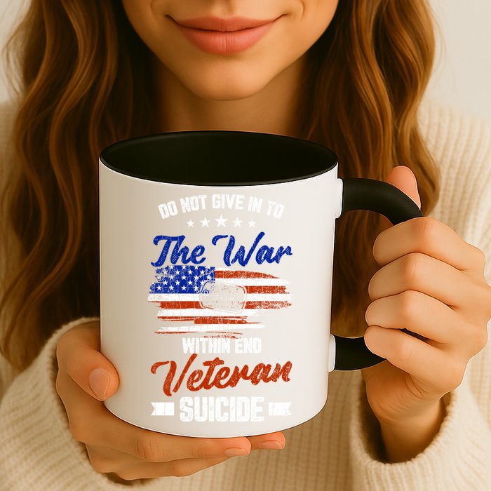 Do Not Give Into The War Within Happy Veterans Day Graphic Gift Mug