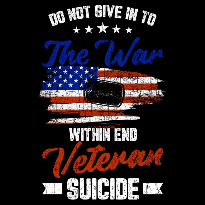 Do Not Give Into The War Within Happy Veterans Day Graphic Gift Drawstring Bag
