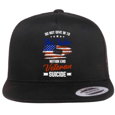 Do Not Give Into The War Within Happy Veterans Day Graphic Gift Flatbill Hat