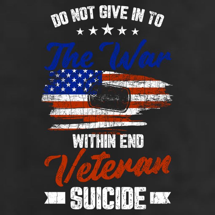 Do Not Give Into The War Within Happy Veterans Day Graphic Gift Golf Towel