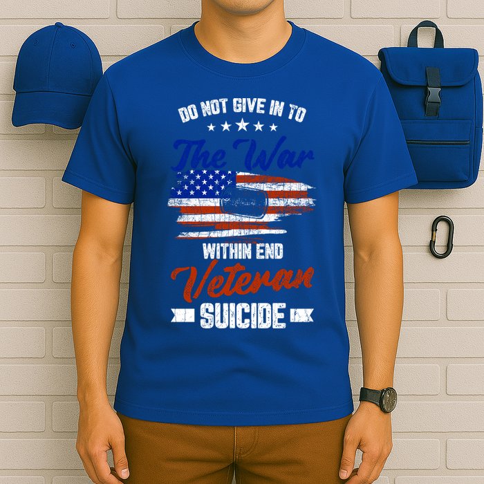 Do Not Give Into The War Within Happy Veterans Day Graphic Gift T-Shirt