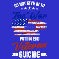 Do Not Give Into The War Within Happy Veterans Day Graphic Gift Button