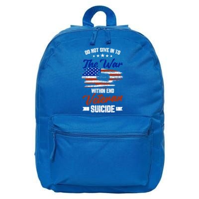 Do Not Give Into The War Within Happy Veterans Day Graphic Gift 16 in Basic Backpack