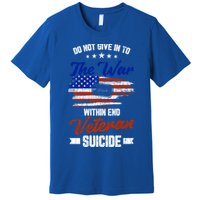 Do Not Give Into The War Within Happy Veterans Day Graphic Gift Premium T-Shirt