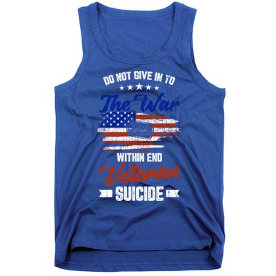 Do Not Give Into The War Within Happy Veterans Day Graphic Gift Tank Top