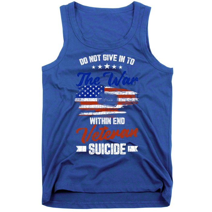 Do Not Give Into The War Within Happy Veterans Day Graphic Gift Tank Top
