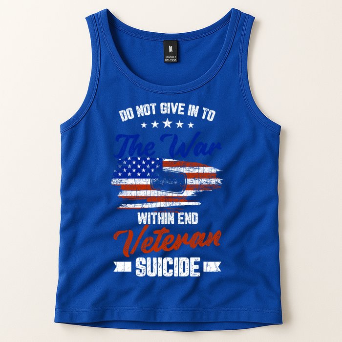 Do Not Give Into The War Within Happy Veterans Day Graphic Gift Tank Top