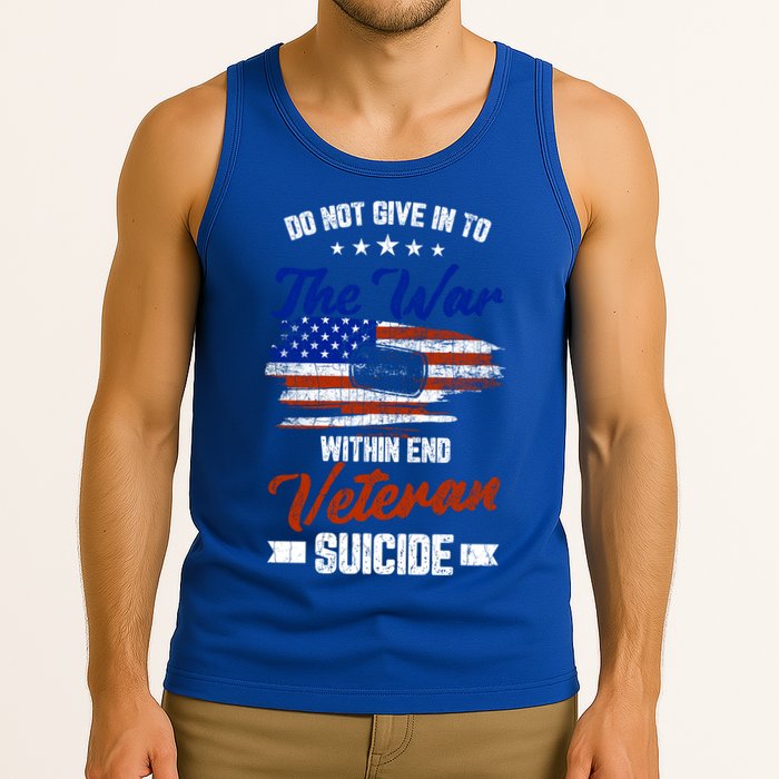 Do Not Give Into The War Within Happy Veterans Day Graphic Gift Tank Top