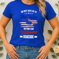Do Not Give Into The War Within Happy Veterans Day Graphic Gift Womens T-Shirt