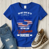 Do Not Give Into The War Within Happy Veterans Day Graphic Gift Womens T-Shirt