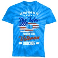 Do Not Give Into The War Within Happy Veterans Day Graphic Gift Kids Tie-Dye T-Shirt