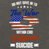 Do Not Give Into The War Within Happy Veterans Day Graphic Gift Cotton Canvas Backpack
