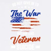 Do Not Give Into The War Within Happy Veterans Day Graphic Gift Garment-Dyed Sweatshirt