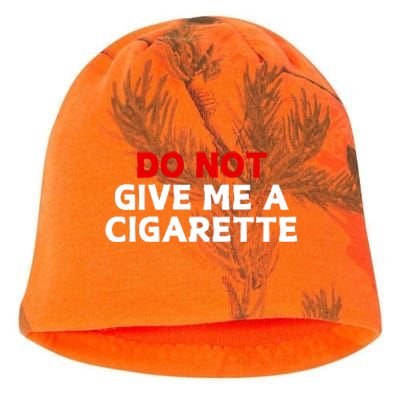 Do Not Give Me A Cigarette Kati - Camo Knit Beanie