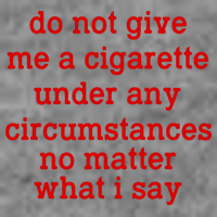 Do Not Give Me A Cigarette Under Any Circumstances Toddler Hoodie