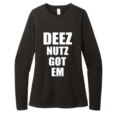 Deez Nuts Gotem Womens CVC Long Sleeve Shirt