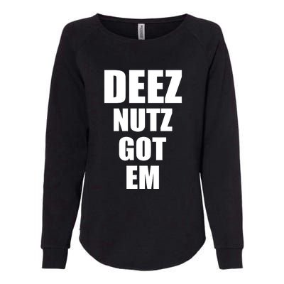 Deez Nuts Gotem Womens California Wash Sweatshirt