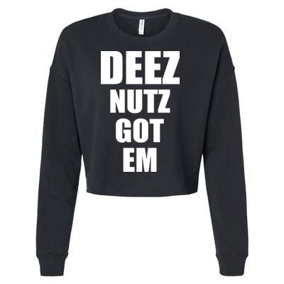 Deez Nuts Gotem Cropped Pullover Crew
