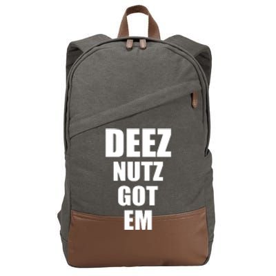 Deez Nuts Gotem Cotton Canvas Backpack