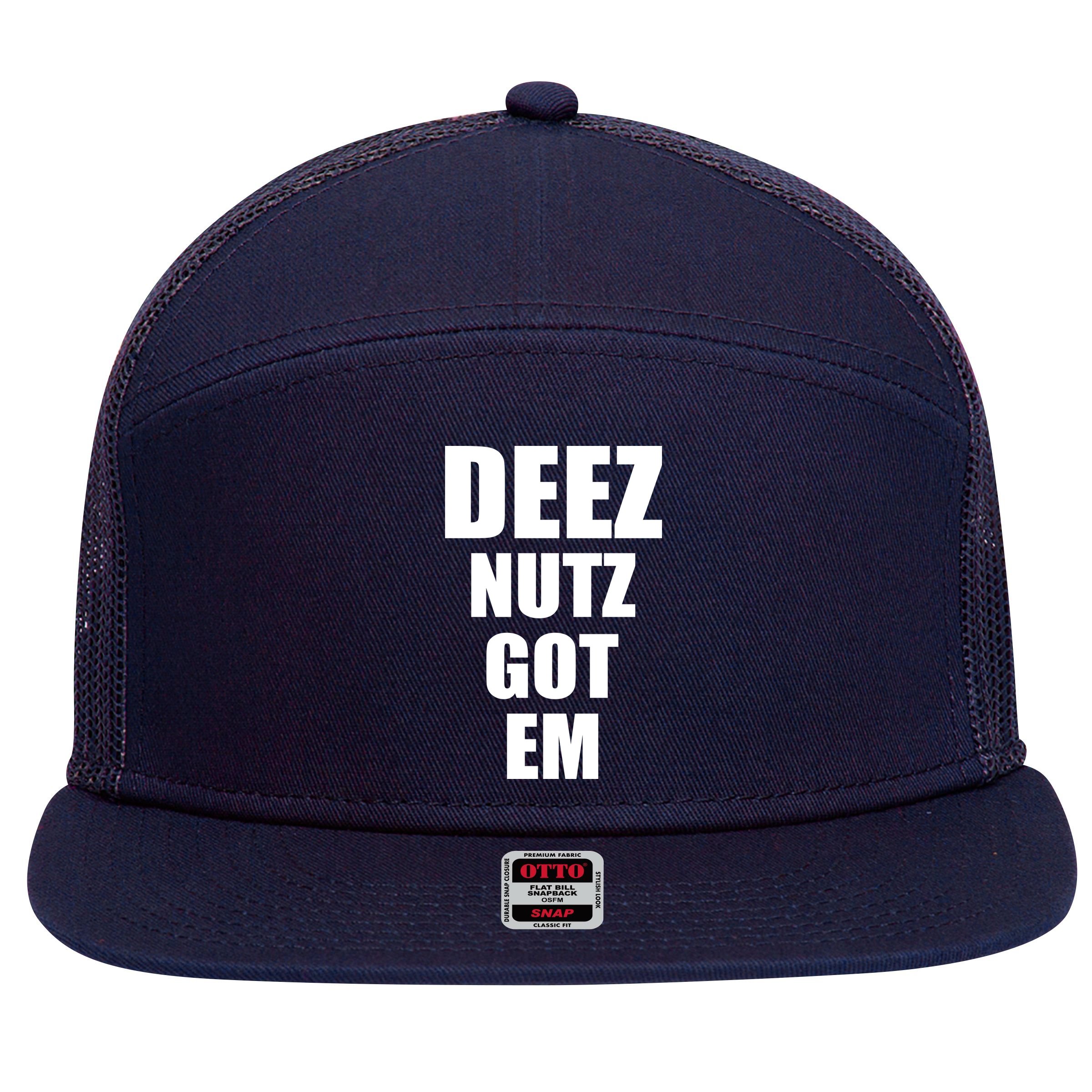 Deez Nuts Gotem 7 Panel Mesh Trucker Snapback Hat