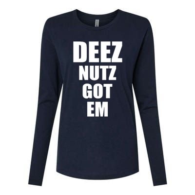 Deez Nuts Gotem Womens Cotton Relaxed Long Sleeve T-Shirt