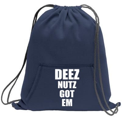 Deez Nuts Gotem Sweatshirt Cinch Pack Bag