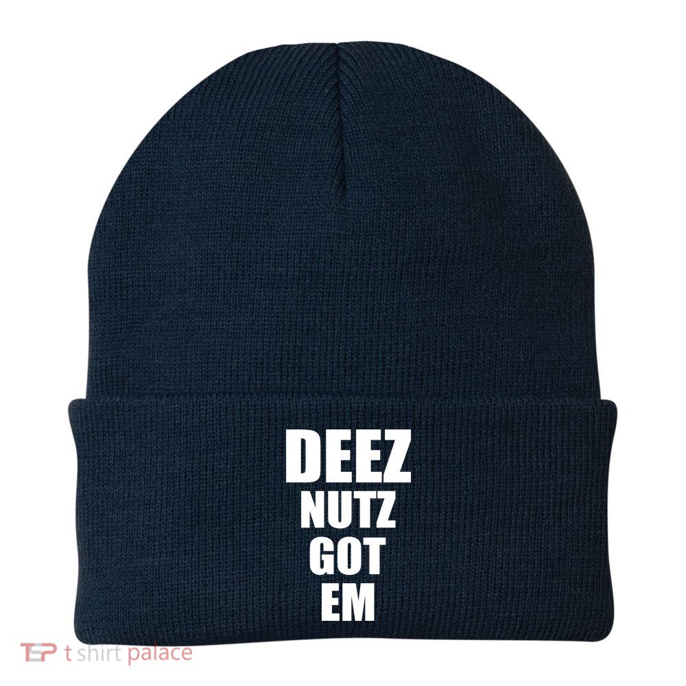 Deez Nuts Gotem Knit Cap Winter Beanie